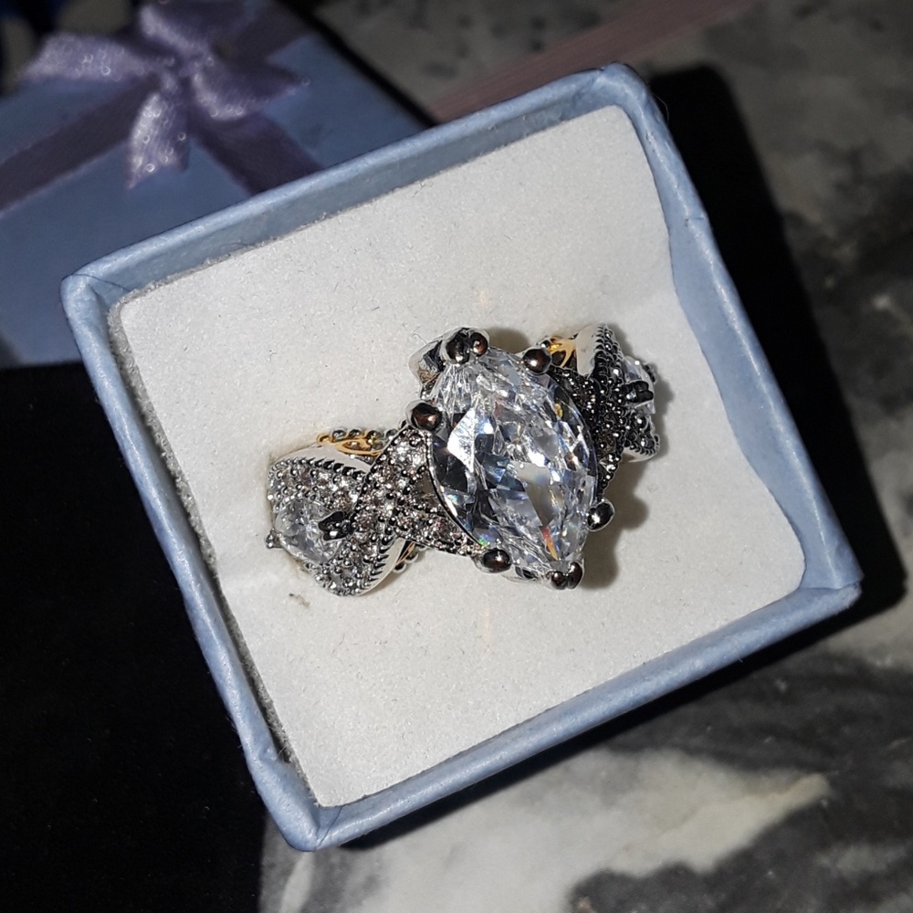 Rare engagement ring.